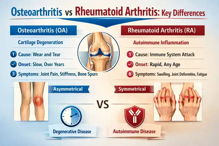 Osteoarthritis vs Rheumatoid Arthritis