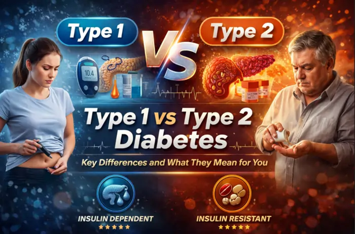 Type 1 vs Type 2 Diabetes