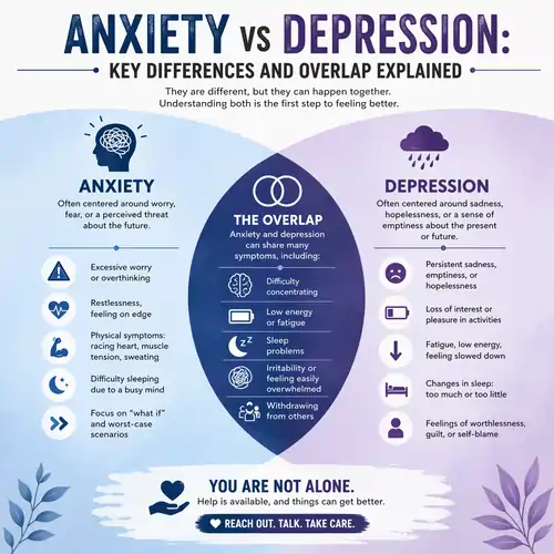 Anxiety vs Depression