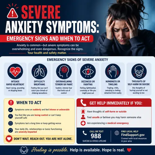 Severe Anxiety Symptoms