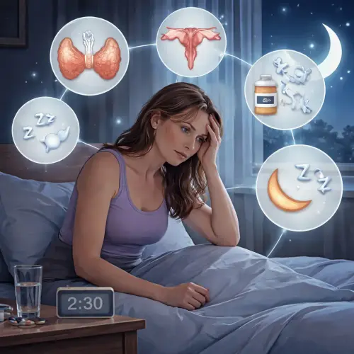 Hormonal changes cause sleep disorders in women