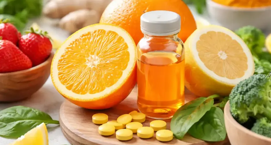 2. Vitamin C: Collagen Synthesis and Immune Support
