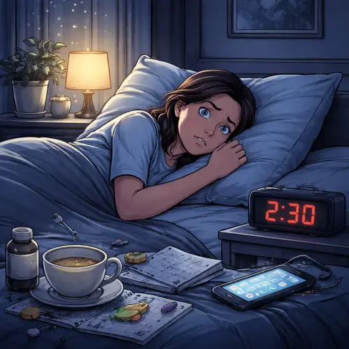 sleep anxiety signs