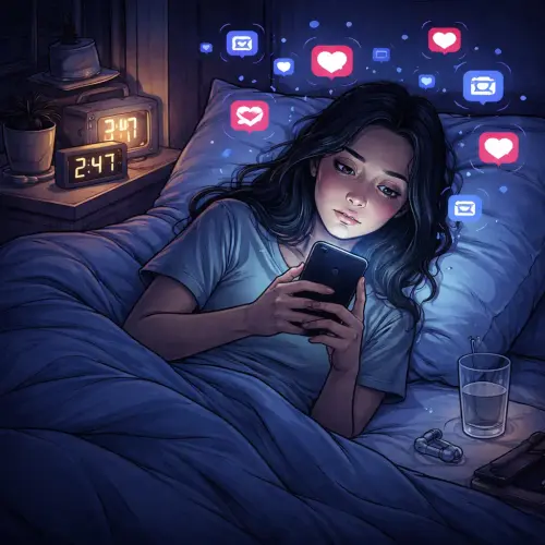 social media addiction sleep quality