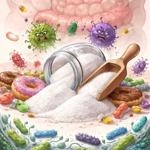sugar negatively impacts gut bacteria