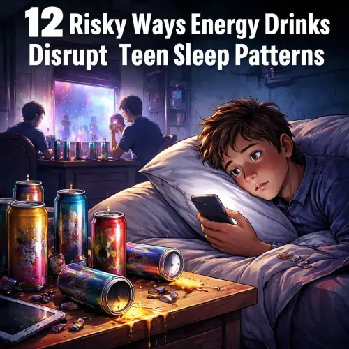 ways energy drinks disrupt teen sleep patterns